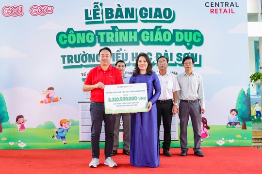 Central Retail Việt Nam bàn giao công trình giáo dục trị giá hơn 2,3 tỷ đồng cho tỉnh Khánh Hòa