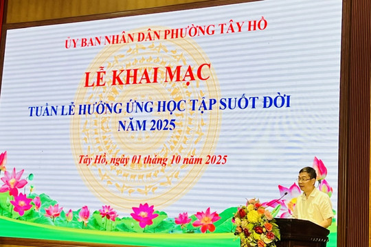 Tây Hồ: Lan tỏa mạnh mẽ phong trào học tập suốt đời
