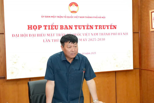 Hà Nội: Tuyên truyền Đại hội đại biểu Mặt trận Tổ quốc Việt Nam Thành phố tạo hiệu ứng lan tỏa