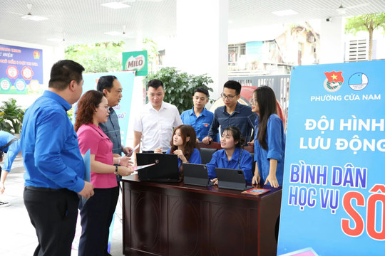 Hà Nội đẩy nhanh tiến độ triển khai phong trào “Bình dân học vụ số”