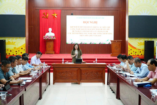 Chuyên Mỹ kiểm tra tiến độ tiêu chí công nhận làng nghề Thủ công sáng tạo trên toàn thế giới