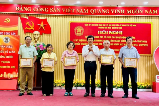 Phường Văn Miếu - Quốc Tử Giám tổng kết công tác tổ chức kỷ niệm Quốc khánh