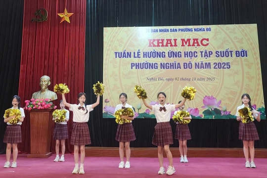 Phường Nghĩa Đô lan tỏa tinh thần hiếu học trong kỷ nguyên số