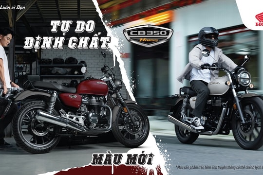 Honda Việt Nam giới thiệu mẫu xe CB350 H’ness với các màu sắc mới