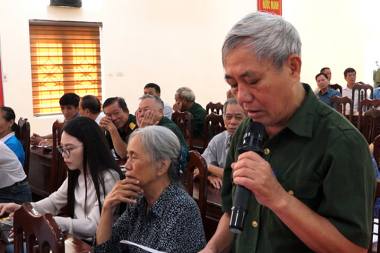 Xã Dân Hòa đối thoại giữa người đứng đầu cấp ủy, chính quyền với nhân dân