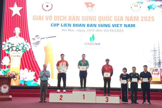 Hà Nội Nhất toàn đoàn tại Giải Vô địch Bắn súng quốc gia năm 2025