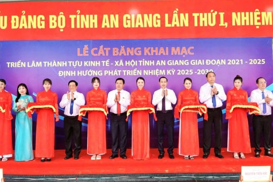 An Giang khai mạc Triển lãm thành tựu kinh tế - xã hội chào mừng Đại hội Đảng bộ tỉnh lần thứ I