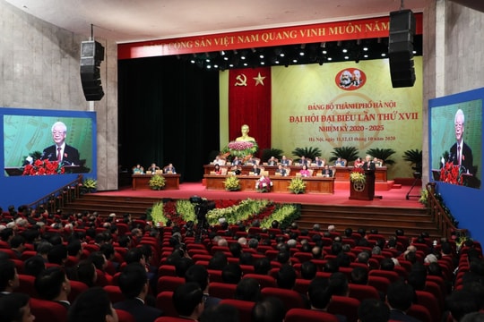 Dấu ấn Đảng bộ thành phố Hà Nội qua các kỳ Đại hội Bài cuối: Mở ra chặng đường phát triển mới cho Thủ đô