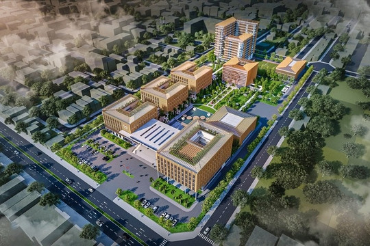 Chào mừng Đại hội Đảng bộ thành phố lần thứ XVIII Hà Nội khởi công 8 dự án trọng điểm