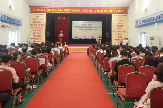 Phường Nghĩa Đô: khai mạc Tuần lễ hưởng ứng học tập suốt đời năm 2025