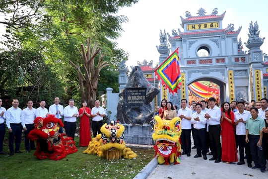 Khánh thành Dự án tu bổ, tôn tạo đền Định Công Hạ
