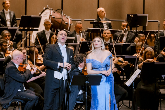 Matteo Falcier - Federica Guida: Hai giọng ca opera Italia chinh phục khán giả Thủ đô