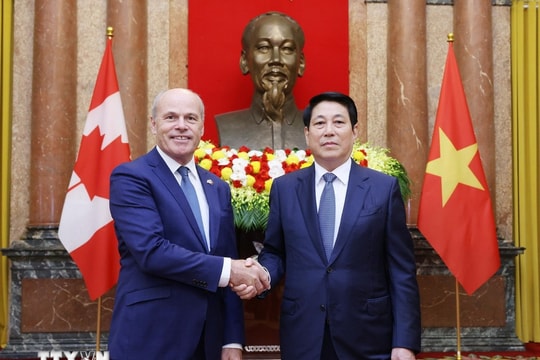 Chủ tịch nước Lương Cường tiếp Đại sứ các nước trình quốc thư