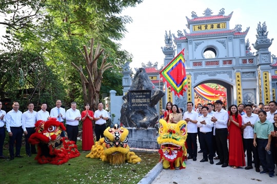 Hà Nội Phường Định Công khánh thành Đền Đầm Sen sau tu bổ, tôn tạo