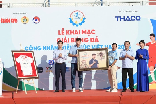 Sôi nổi Giải Bóng đá công nhân, viên chức Việt Nam 2025