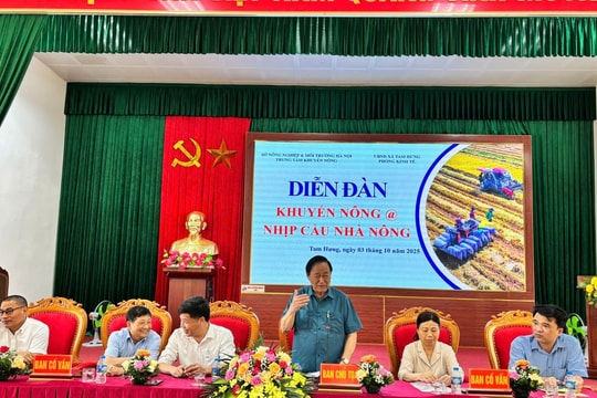 Diễn đàn Khuyến nông @ Nhịp cầu nhà nông Đưa khoa học kỹ thuật đến gần hơn với nhà nông