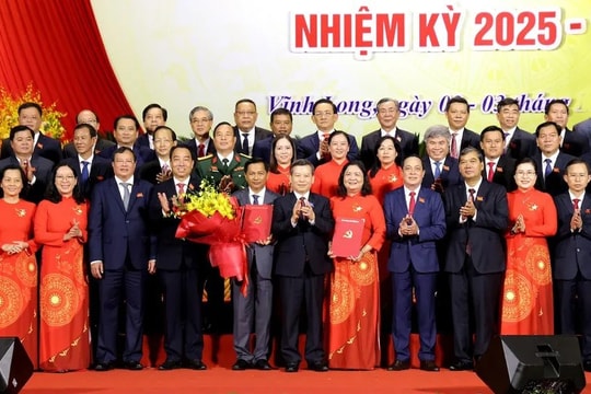 Chân dung Bí thư, các Phó Bí thư Tỉnh ủy Vĩnh Long