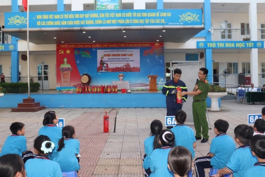 Thuận An: Tuyên truyền phòng cháy chữa cháy cho hơn 1.200 giáo viên, học sinh