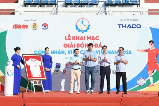 Giải Bóng đá công nhân, viên chức Việt Nam 2025 chính thức khởi tranh mùa giải thứ ba