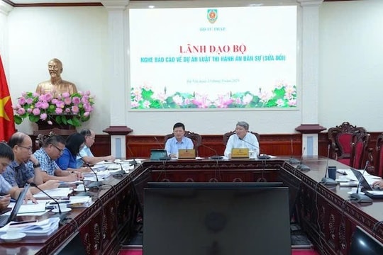 Công tác thi hành án dân sự hoàn thành vượt các chỉ tiêu Quốc hội giao