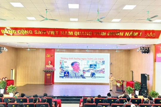 Phường Thượng Cát: Nâng cao ý thức giao thông qua công tác tuyên truyền pháp luật