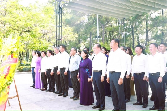 Tri ân và nguyện xứng đáng với công lao của những chiến sĩ đã ngã xuống lòng đất mẹ