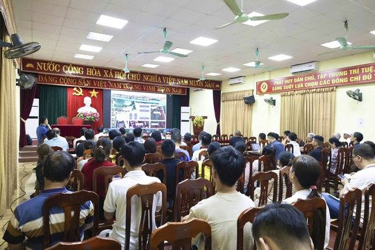 Xã Thường Tín lấy ý kiến Nhân dân về khu tái định cư phục vụ dự án đường sắt tốc độ cao