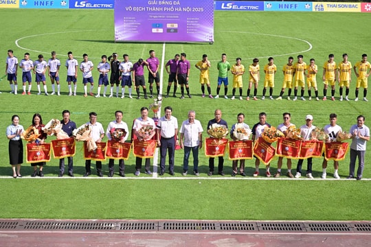 Giải bóng đá Vô địch Thành phố Hà Nội năm 2025 chính thức khởi tranh