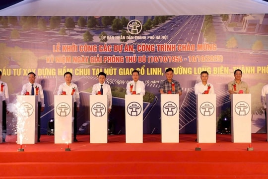 Hà Nội khởi công xây dựng hầm chui tại nút giao Cổ Linh
