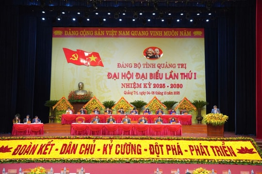 Đại hội đại biểu Đảng bộ tỉnh Quảng Trị lần thứ I, nhiệm kỳ 2025 - 2030 Đưa Quảng Trị trở thành cực tăng trưởng mới của khu vực