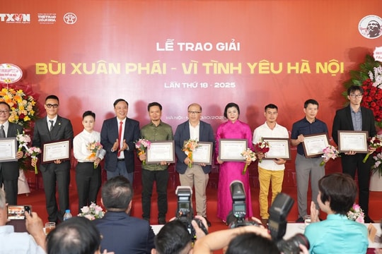 Giải thưởng Bùi Xuân Phái - Vì tình yêu Hà Nội lần thứ 18 năm 2025: