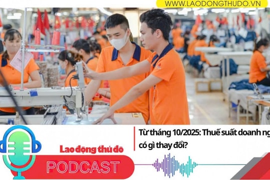 Từ tháng 10/2025 Thuế suất doanh nghiệp có gì thay đổi