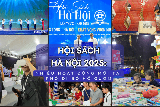 Hội Sách Hà Nội 2025: Nhiều hoạt động hấp dẫn tại phố đi bộ Hồ Gươm