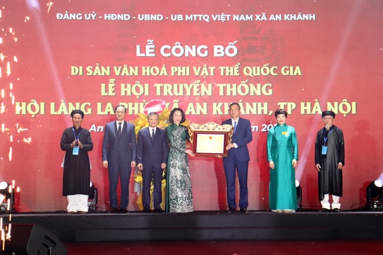 Lễ hội truyền thống - Hội làng La Phù được công nhận Di sản văn hóa phi vật thể quốc gia