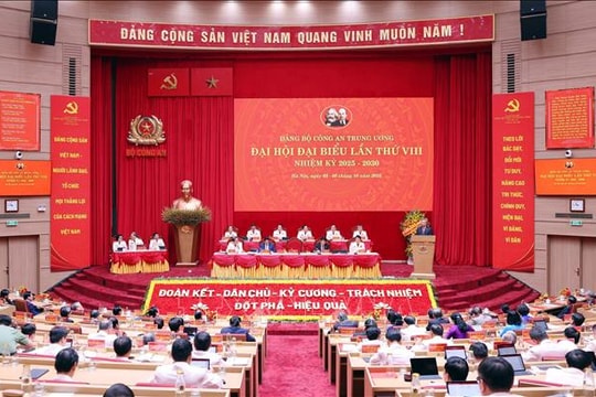 Bế mạc Đại hội đại biểu Đảng bộ Công an Trung ương lần thứ VIII, nhiệm kỳ 2025-2030