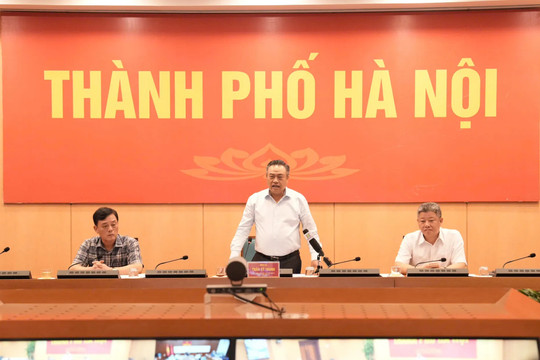 Chủ tịch UBND Thành phố Hà Nội Trần Sỹ Thanh: Hoàn thiện kịch bản, sẵn sàng ứng phó bão số 11