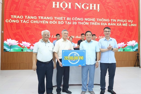 Trường Đại học Tài chính - Ngân hàng Hà Nội Đồng hành cùng chính quyền cơ sở trong công cuộc chuyển đổi số