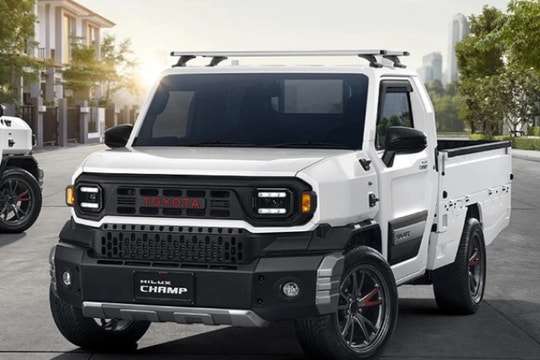 Toyota Hilux Champ ra mắt bản siêu ngắn, nhỏ gọn và thực dụng hơn