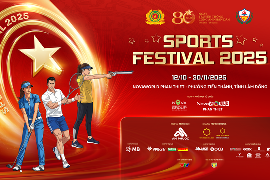 Sports Festival giai đoạn 2: Bùng nổ với Tennis, Golf, bắn súng hơi tại NovaWorld Phan Thiet
