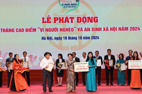 Hà Nội triển khai Tháng cao điểm “Vì người nghèo” và an sinh xã hội năm 2025