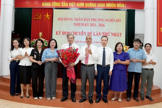 Phường Nghĩa Đô kiện toàn nhân sự chủ chốt