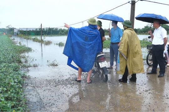 Xã Dân Hoà chủ động ứng phó, khắc phục hậu quả do mưa lớn