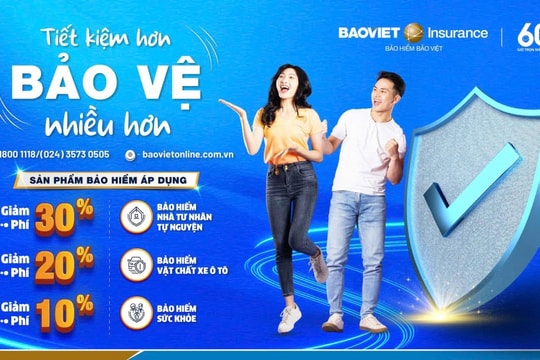 \"Tiết kiệm hơn - Bảo vệ nhiều hơn\" Bảo hiểm Bảo Việt triển khai chương trình ưu đãi bảo hiểm lớn nhất năm