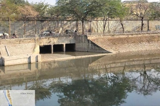 Thông tin cống hộp thoát nước ra sông Tô Lịch bị chặn là không chính xác