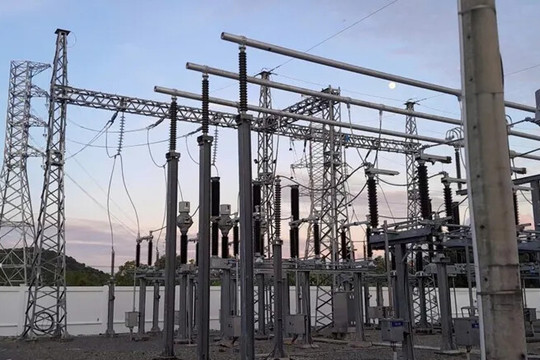 EVNSPC: đóng điện đưa vào vận hành công trình đường dây 110KV Tịnh Biên - Hà Tiên