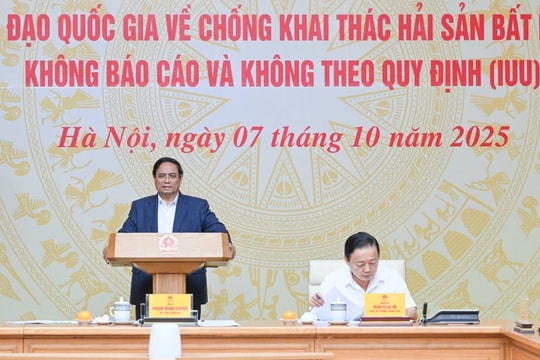 Thủ tướng Phạm Minh Chính: Xử lý dứt điểm 4 vấn đề tồn tại, bất cập để chấm dứt vi phạm IUU