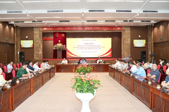 Đại hội Đảng bộ TP Hà Nội lần thứ XVIII diễn ra từ 15-17/10