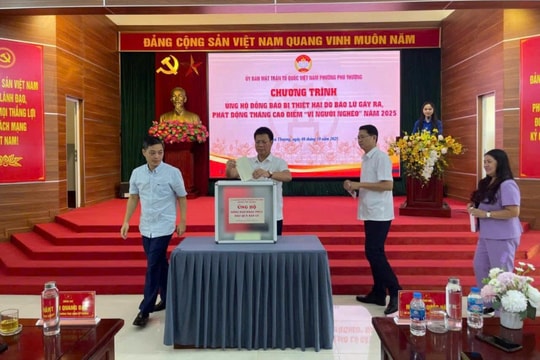 Phường Phú Thượng phát động Tháng cao điểm “Vì người nghèo” năm 2025