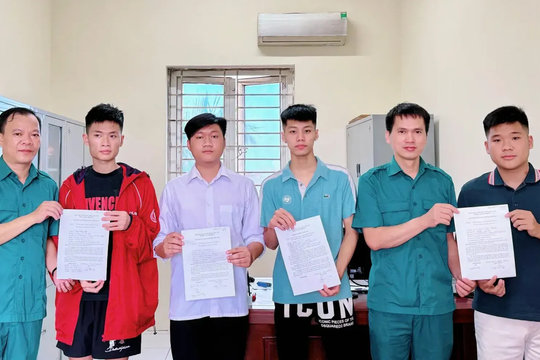Xã Nam Phù: lan tỏa phong trào thanh niên tình nguyện tham gia nghĩa vụ quân sự