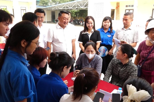 Sôi nổi ngày hội toàn dân học tập số và chuyển đổi số quốc gia xã Bình Minh